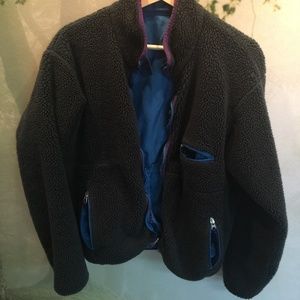Reversible Patagonia Polar fleece Windbreaker